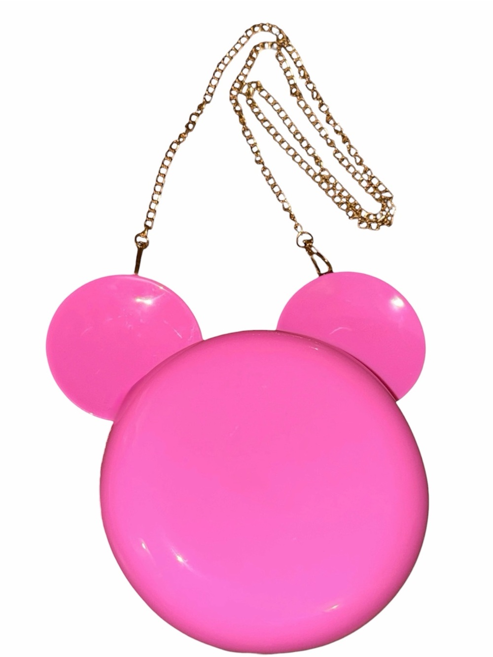 Deluxity Los Angeles Pink Mouse Ears Bubble Crossbody girly theme park Bag NWT